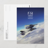 Grumman F-14 Tomcat briefkaart (Voorkant / Achterkant)
