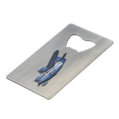 Grumman G-21 Creditkaart Flessenopener (Achterkant Gekanteld)