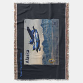 Grumman G-21 Goose - Alaska Postage Deken (Voorkant Verticaal)