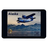 Grumman G-21 Goose - Alaska Postage Magneet (Horizontaal)