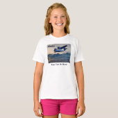 Grumman G-21 Goose - Alaska Postage T-shirt (Voorkant volledig)