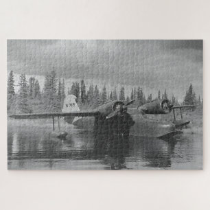 Grumman Goose Amfibisch Vliegtuig – Vintage Luchtv Legpuzzel