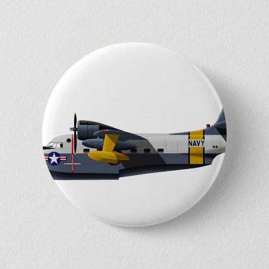 Grumman HU-16B Albatross 1906 Ronde Button 5,7 Cm (Voorkant)