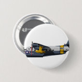 Grumman HU-16B Albatross 1906 Ronde Button 5,7 Cm (Voorkant /achterkant)