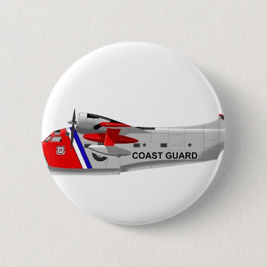 Grumman HU-16B Albatross 7245 Ronde Button 5,7 Cm (Voorkant)