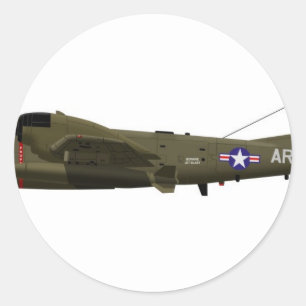 Grumman OV-1 Mohawk Ronde Sticker