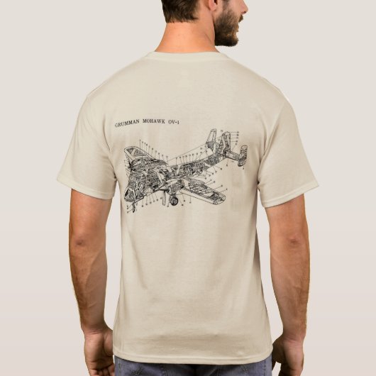 Grumman OV-1 Mohawk T-shirt (Achterkant)