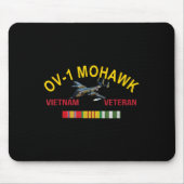 Grumman Ov-1 Mohawk Vietnam Veteraan Ov-1 Vliegtui Muismat (Voorkant)