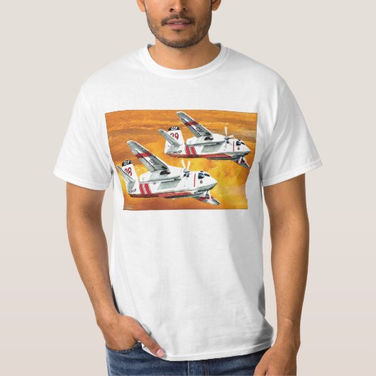 Grumman S-2 Tracker Airtanker T-shirt (Voorkant)