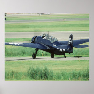 Grumman TBF/TBM Avenger marine torpedobommenwerper Poster