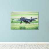 Grumman TBF/TBM Avenger Navy Carrier torpedo Canvas Afdruk (Insitu (Houten vloer))