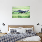 Grumman TBF/TBM Avenger Navy Carrier torpedo Canvas Afdruk (Insitu (Slaapkamer))