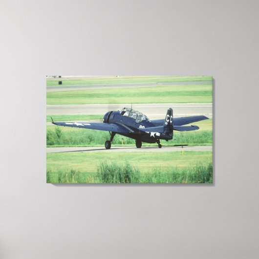 Grumman TBF/TBM Avenger Navy Carrier torpedo Canvas Afdruk (Voorkant)