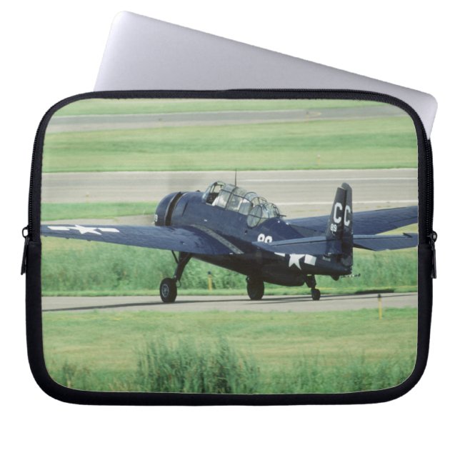 Grumman TBF/TBM Avenger Navy Carrier torpedo Laptop Sleeve (Voorkant)