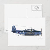 Grumman TBM Avenger Briefkaart (Voorkant / Achterkant)