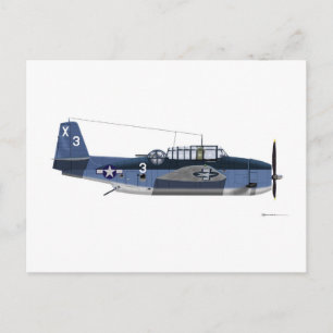 Grumman TBM Avenger Briefkaart