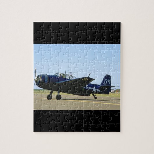 Grumman TBM Avenger, Linker Voorkant_WWII Planten Legpuzzel (Verticaal)