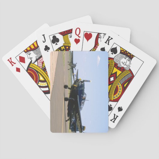 Grumman TBM Avenger. (plane_WWII-vlakken) Speelkaarten (Achterkant)