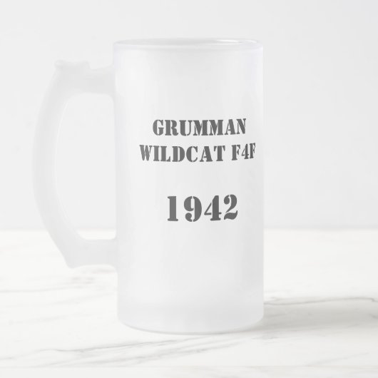 Grumman Wildcat F4F, 1942 Matglas Bierpul (Links)