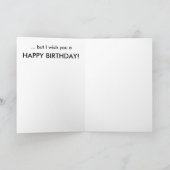 Grumoffy kat op een grappige verjaardagskaart kaart (Binnen)