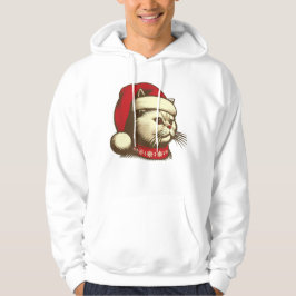 Grump Christmas Cat Hoodie