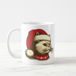 Grump Christmas Cat Koffiemok