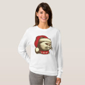 Grump Christmas Cat T-shirt (Voorkant volledig)
