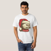 Grump Christmas Cat T-shirt (Voorkant volledig)