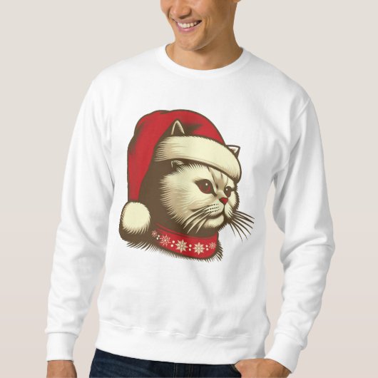 Grump Christmas Cat Trui (Voorkant)