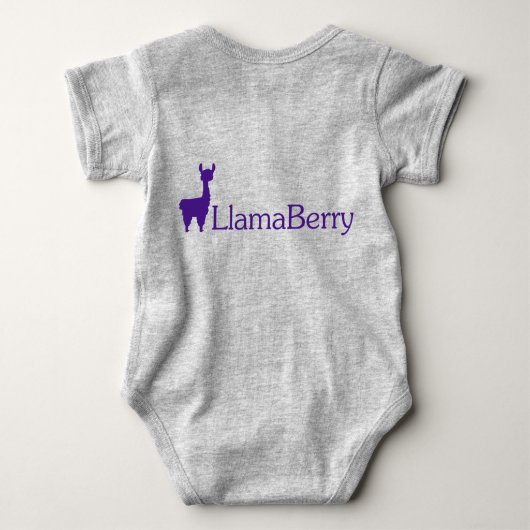 Grump Llama Romper (Achterkant)