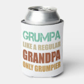Grumpa als een gewone opa... maar alleen een bruid blikjeskoeler (Blikje Voorkant)
