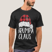 Grumpa Claus Christmas Costume Santa Matching Fam T-shirt (Voorkant)
