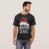 Grumpa Claus Christmas Costume  Santa Matching Fam T-shirt (Voorkant volledig)