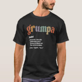 Grumpa Definitie - Funny Vaderdag T-shirt (Voorkant)