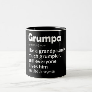 Grumpa Definition/Grandpa Tweekleurige Koffiemok