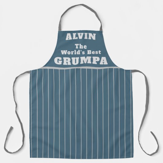 Grumpa Funny Best Grumpy Grandpa Blue Schort (Voorkant)