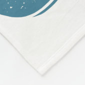 Grumpa | Funny Grumpy Grandpa Retro Text Design Fleece Deken (Hoek)