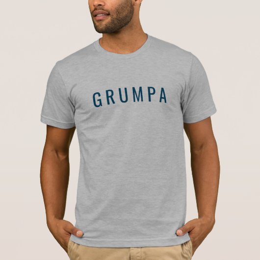 Grumpa Funny Novelty voor Grumpy Grandpa Graphic T-shirt (Voorkant)