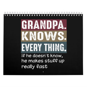 Grumpa Lover  Opa kent alles Kalender