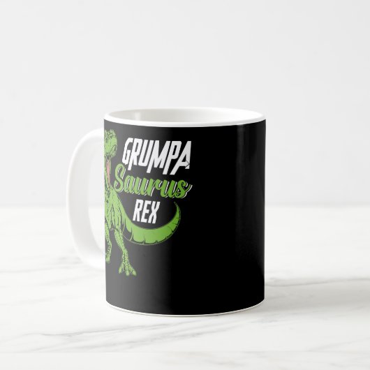 Grumpa-Saurus Rex Dinosaur GrumpaSaurus Koffiemok (Voorkant links)