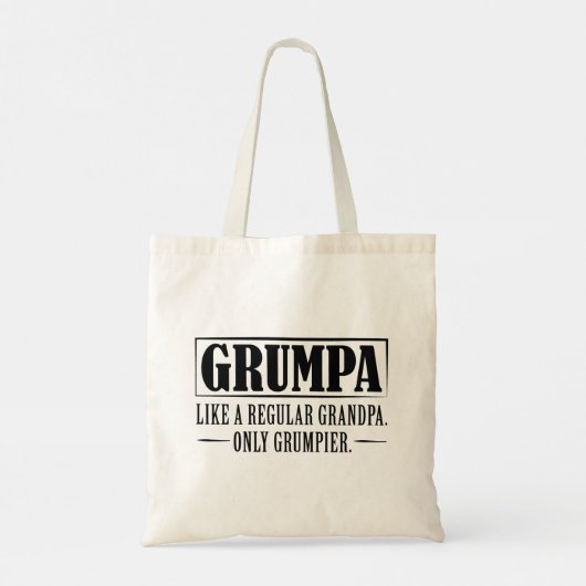 Grumpa Tote Bag (Achterkant)