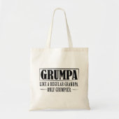 Grumpa Tote Bag (Voorkant)