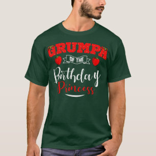 Grumpa van het vogeldagthema prinses aardbei B T-shirt