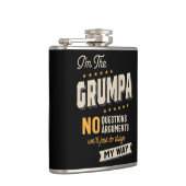 Grumpa Way Funny Grandpa Vaderdag Heupfles (Rechts)