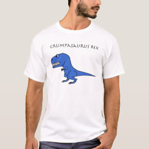 Grumpasaurus Rex Blue T-shirt