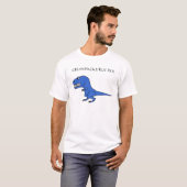 Grumpasaurus Rex Blue T-shirt (Voorkant volledig)