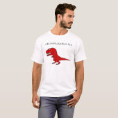 Grumpasaurus Rex Red T-shirt (Voorkant volledig)
