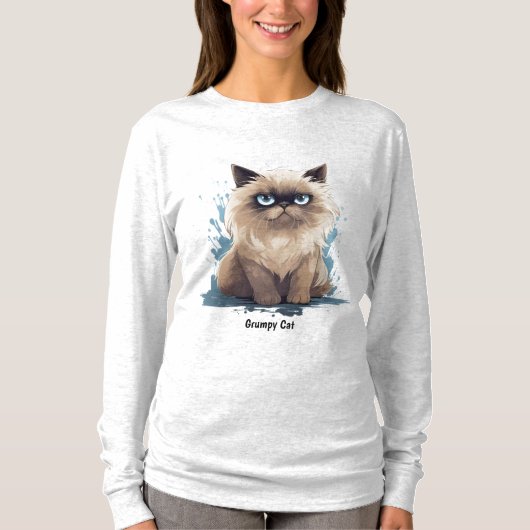Grumpcat-Mok T-shirt (Voorkant)