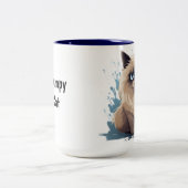 Grumpcat-Mok Tweekleurige Koffiemok (Center)