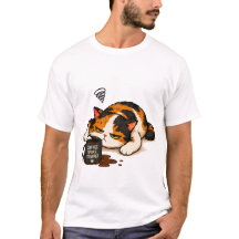 Grumperige Calico Kat - Coffee sprak